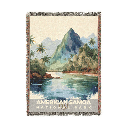 American Samoa National Park Woven Blanket | S08