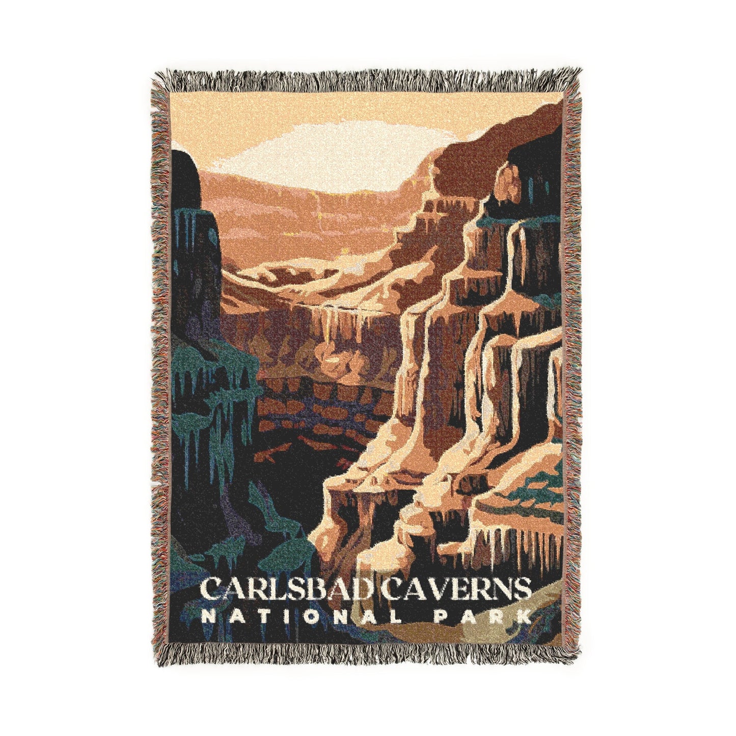 Carlsbad Caverns National Park Woven Blanket | S01