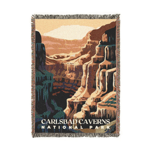 Carlsbad Caverns National Park Woven Blanket | S01