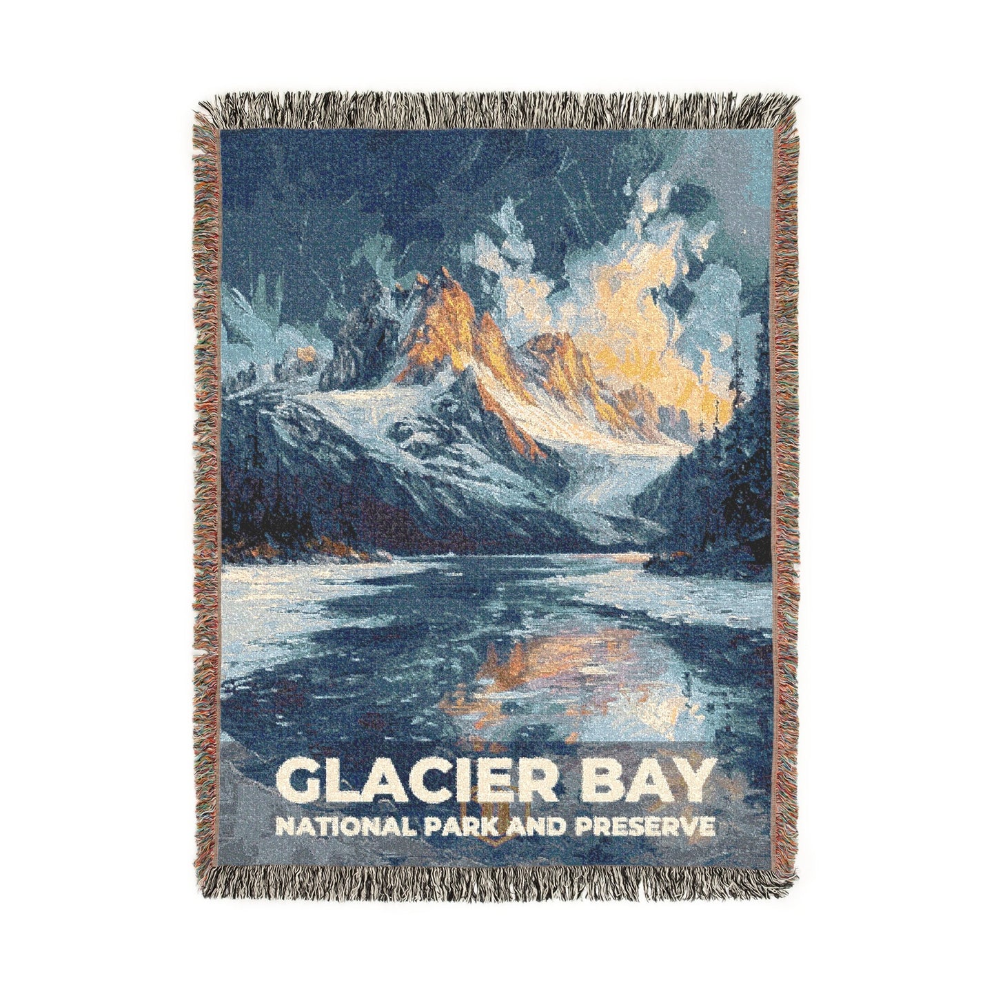 Glacier Bay National Park Woven Blanket | S14