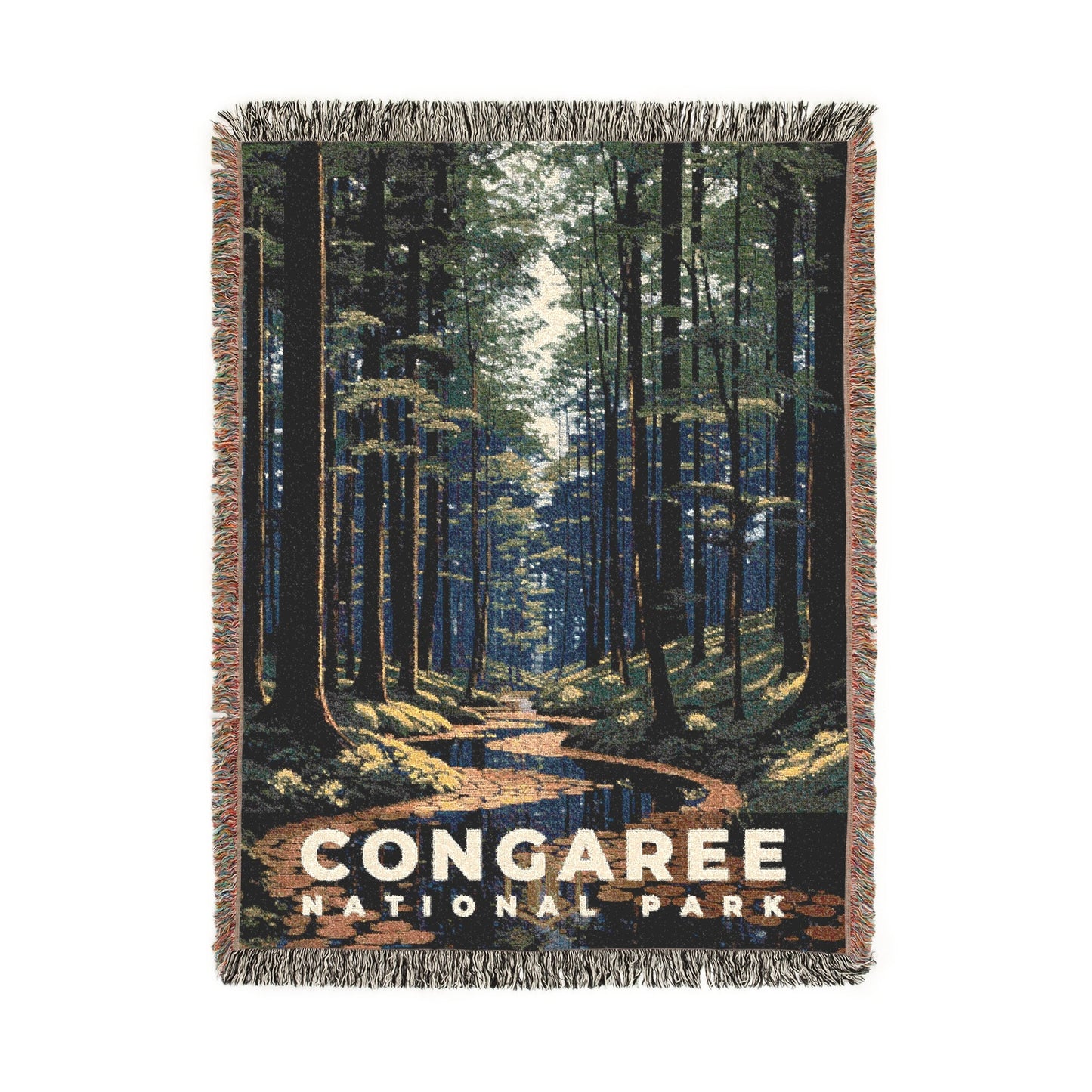 Congaree National Park Woven Blanket | S19