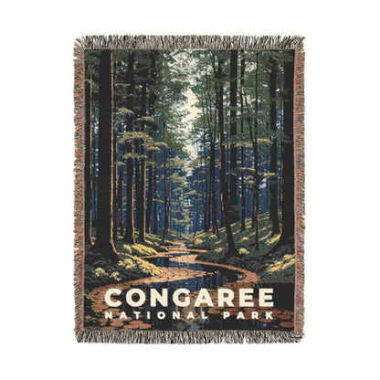 Congaree National Park Woven Blanket | S19