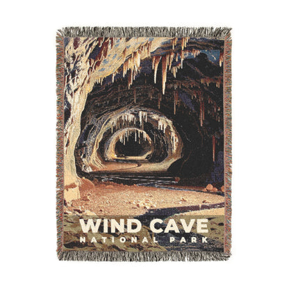 Wind Cave National Park Woven Blanket | S19
