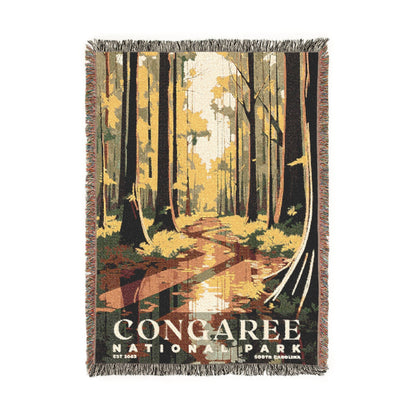Congaree National Park Woven Blanket | S03