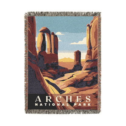 Arches National Park Woven Blanket | S01