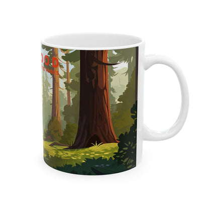 Redwood National Park Mug | White Ceramic Mug (11oz, 15oz)