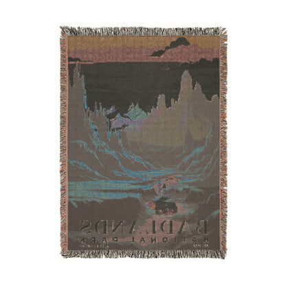 Badlands National Park Woven Blanket | S03