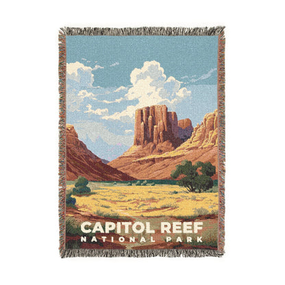 Capitol Reef National Park Woven Blanket | S07