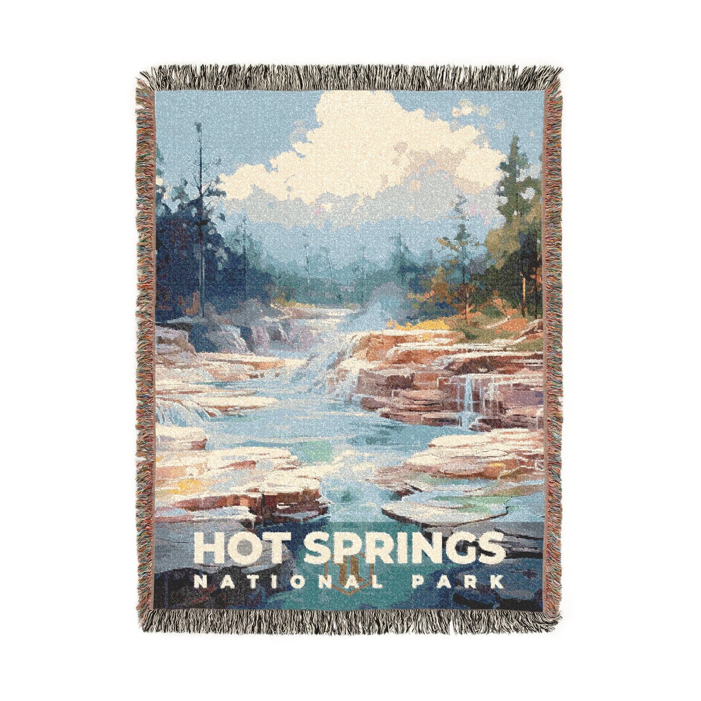 Hot Springs National Park Woven Blanket | S06