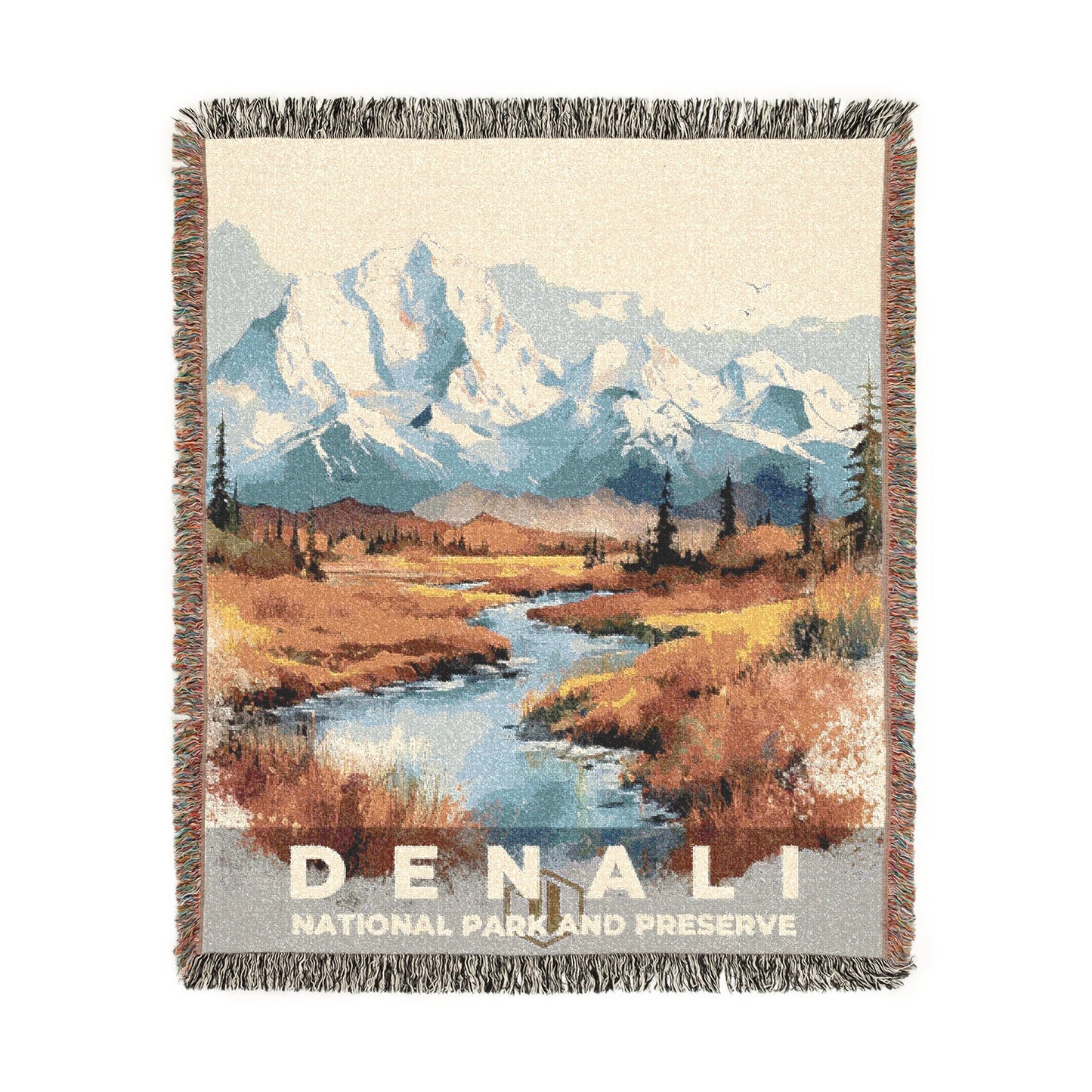 Denali National Park Woven Blanket | S08
