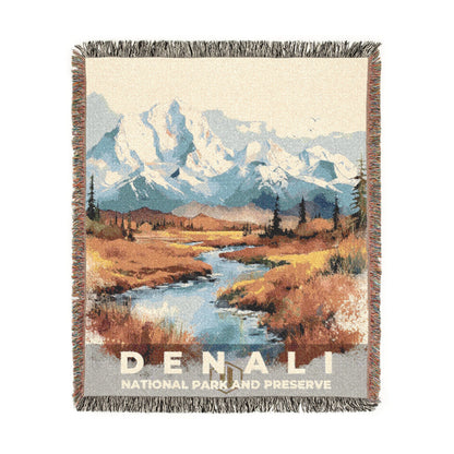 Denali National Park Woven Blanket | S08