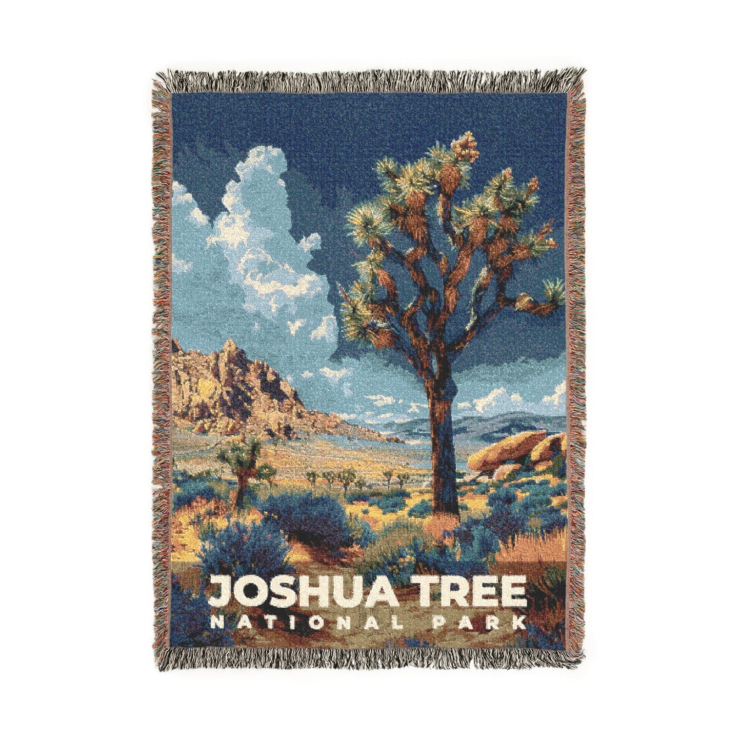 Joshua Tree National Park Woven Blanket | S18