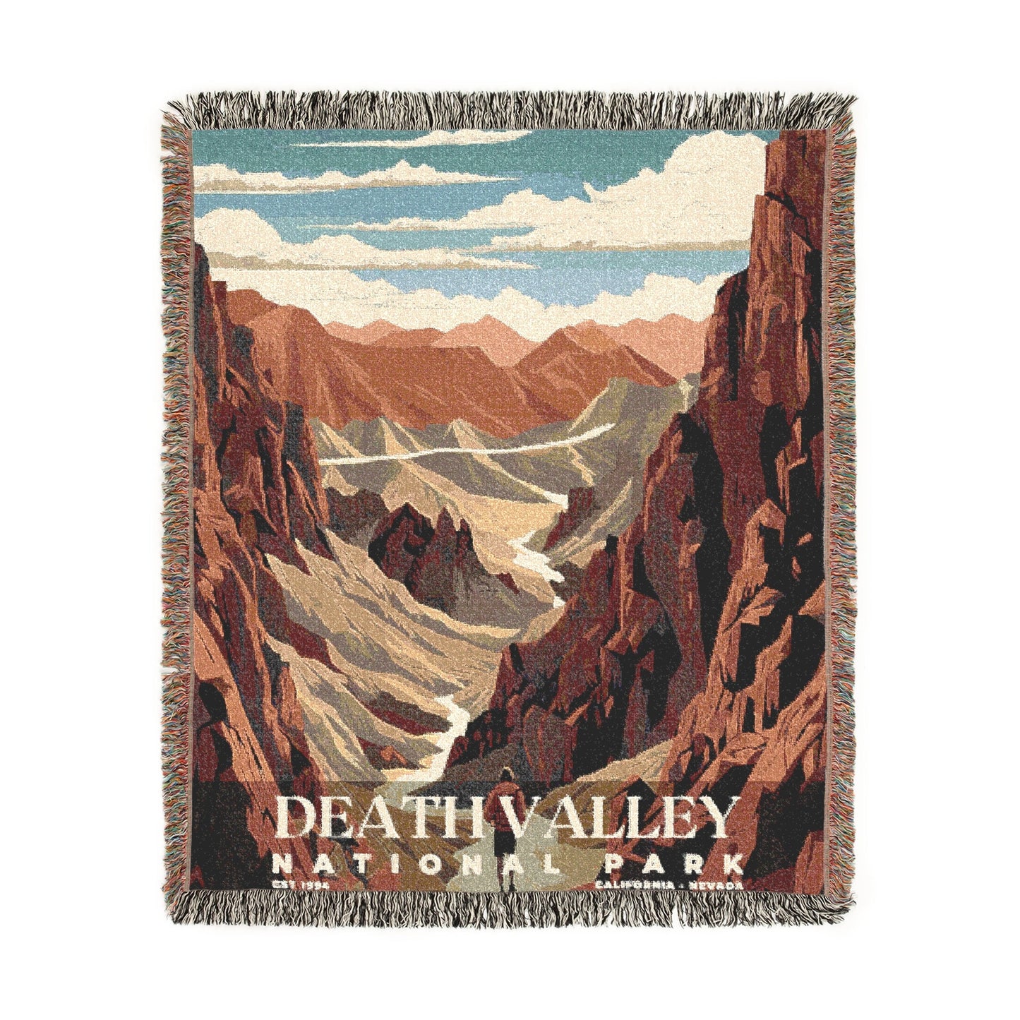 Death Valley National Park Woven Blanket | S03