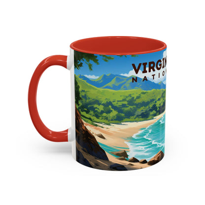 Virgin Islands National Park Mug | Accent Coffee Mug (11, 15oz)