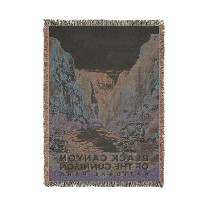 Black Canyon of the Gunnison National Park Woven Blanket | S08