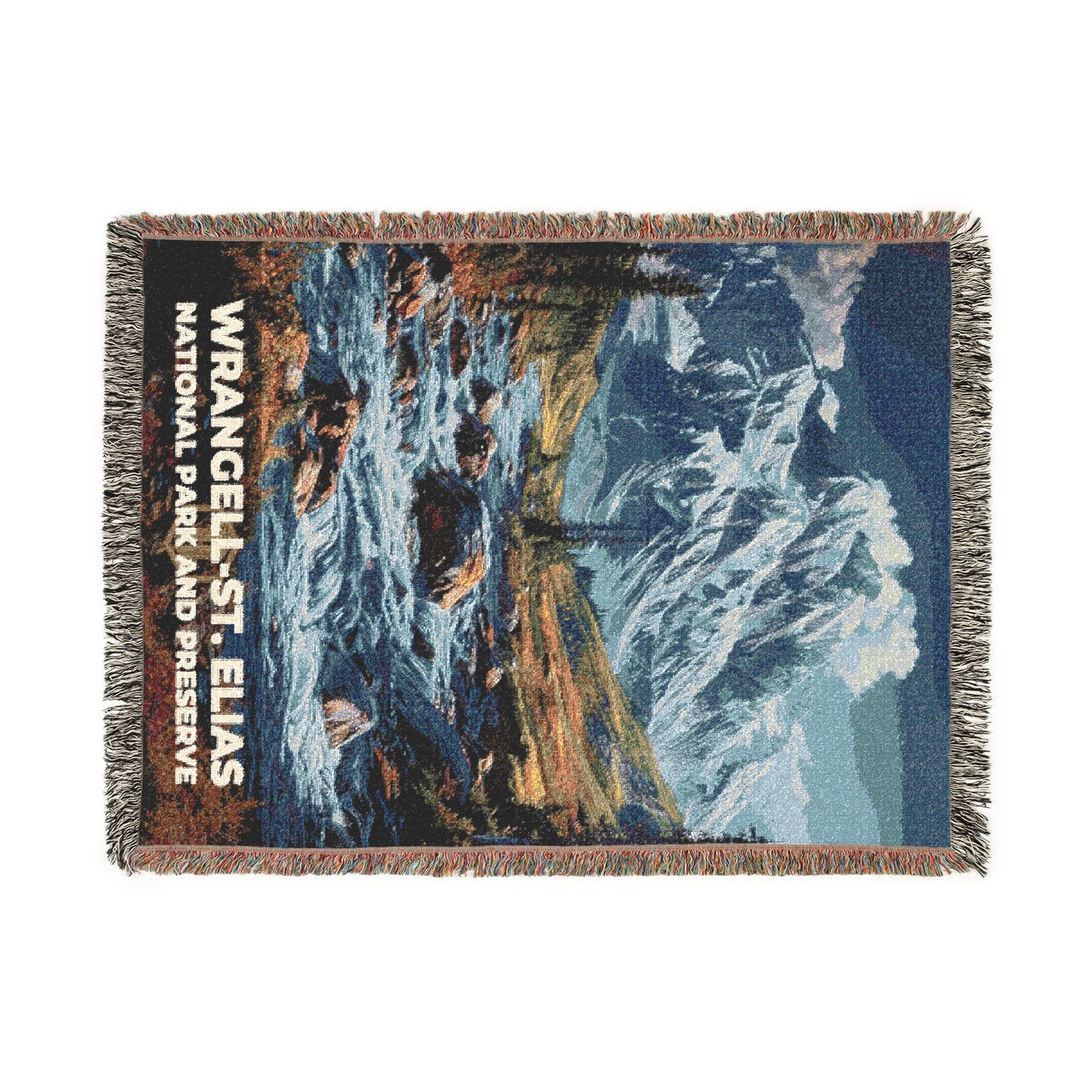 Wrangell-St. Elias National Park Woven Blanket | S16