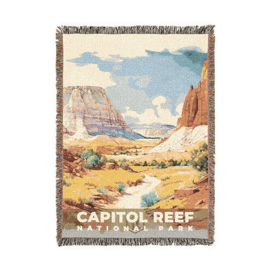Capitol Reef National Park Woven Blanket | S08