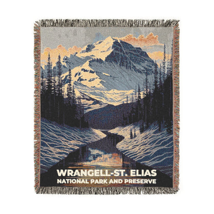 Wrangell-St. Elias National Park Woven Blanket | S19