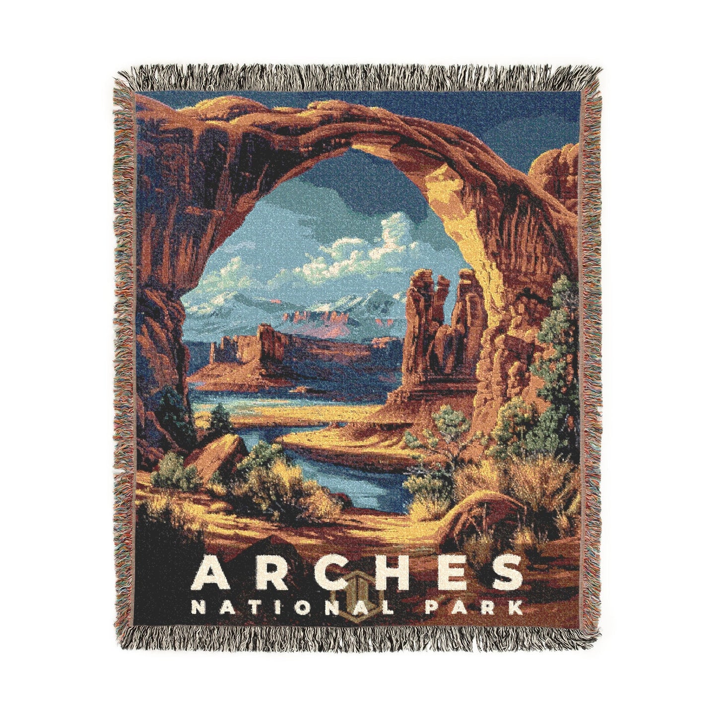 Arches National Park Woven Blanket | S16