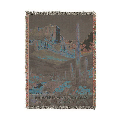 Guadalupe Mountains National Park Woven Blanket | S11