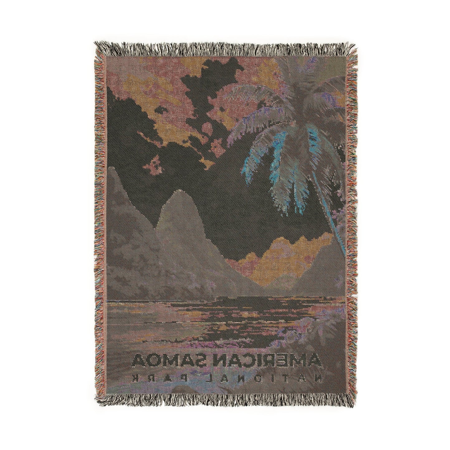 American Samoa National Park Woven Blanket | S06