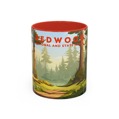 Redwood National Park Mug | Accent Coffee Mug (11, 15oz)