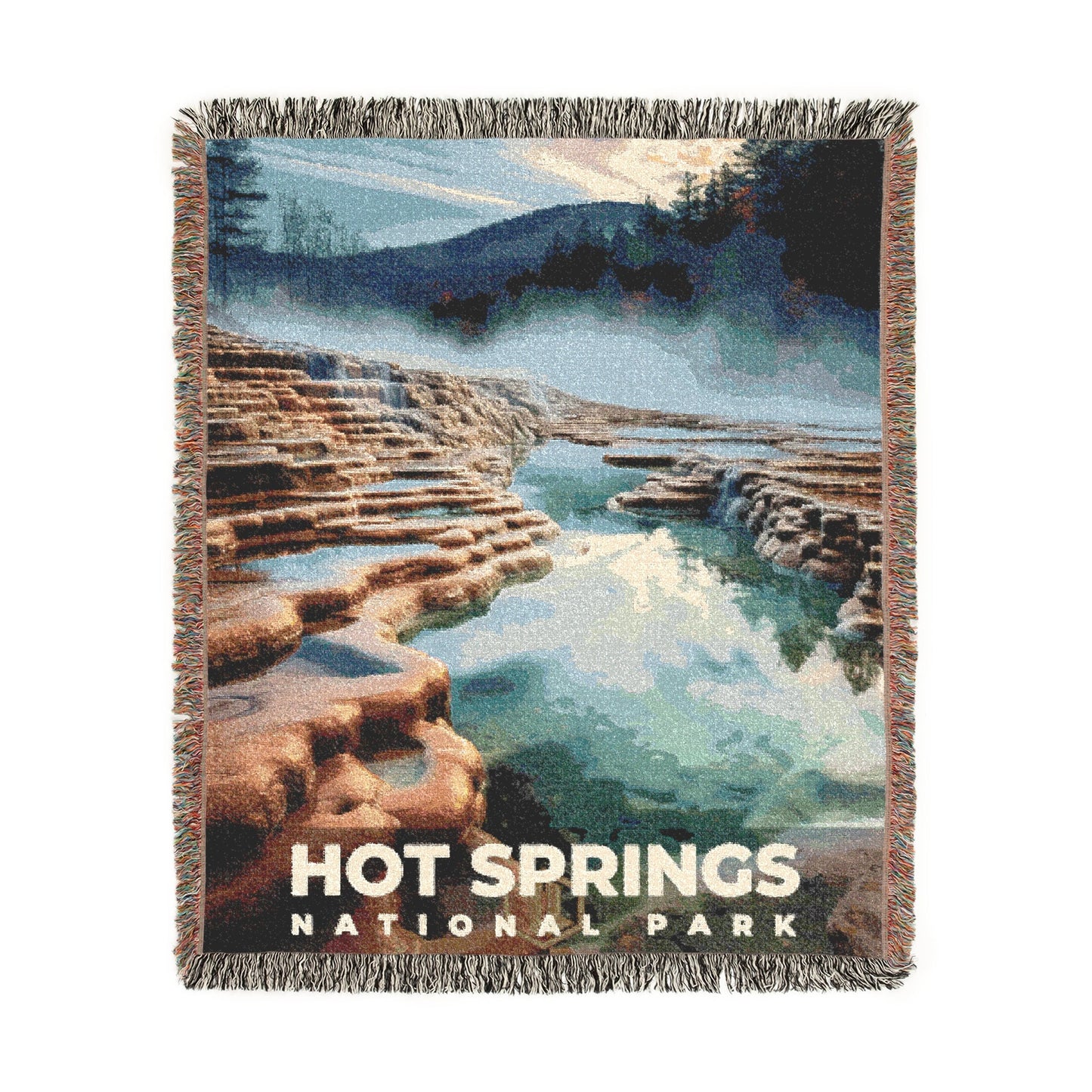 Hot Springs National Park Woven Blanket | S10