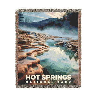 Hot Springs National Park Woven Blanket | S10
