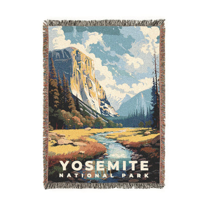 Yosemite National Park Woven Blanket | S06