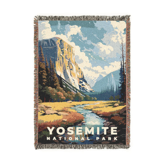 Yosemite National Park Woven Blanket | S06