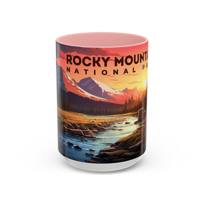 Rocky Mountain National Park Mug | Accent Coffee Mug (11, 15oz)