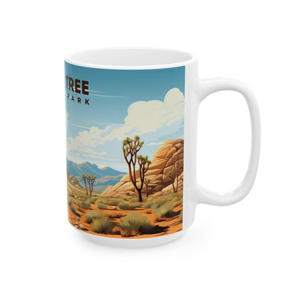 Joshua Tree National Park Mug | White Ceramic Mug (11oz, 15oz)