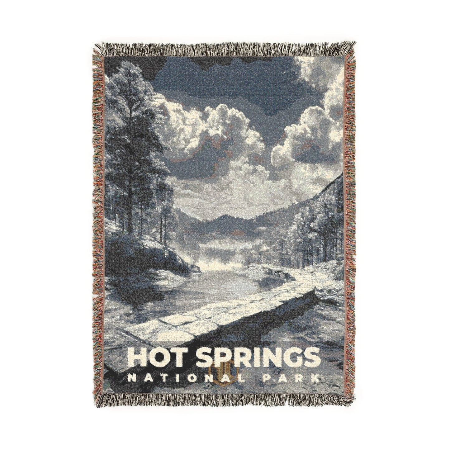 Hot Springs National Park Woven Blanket | S15