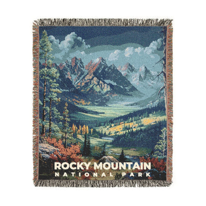 Rocky Mountain National Park Woven Blanket | S16