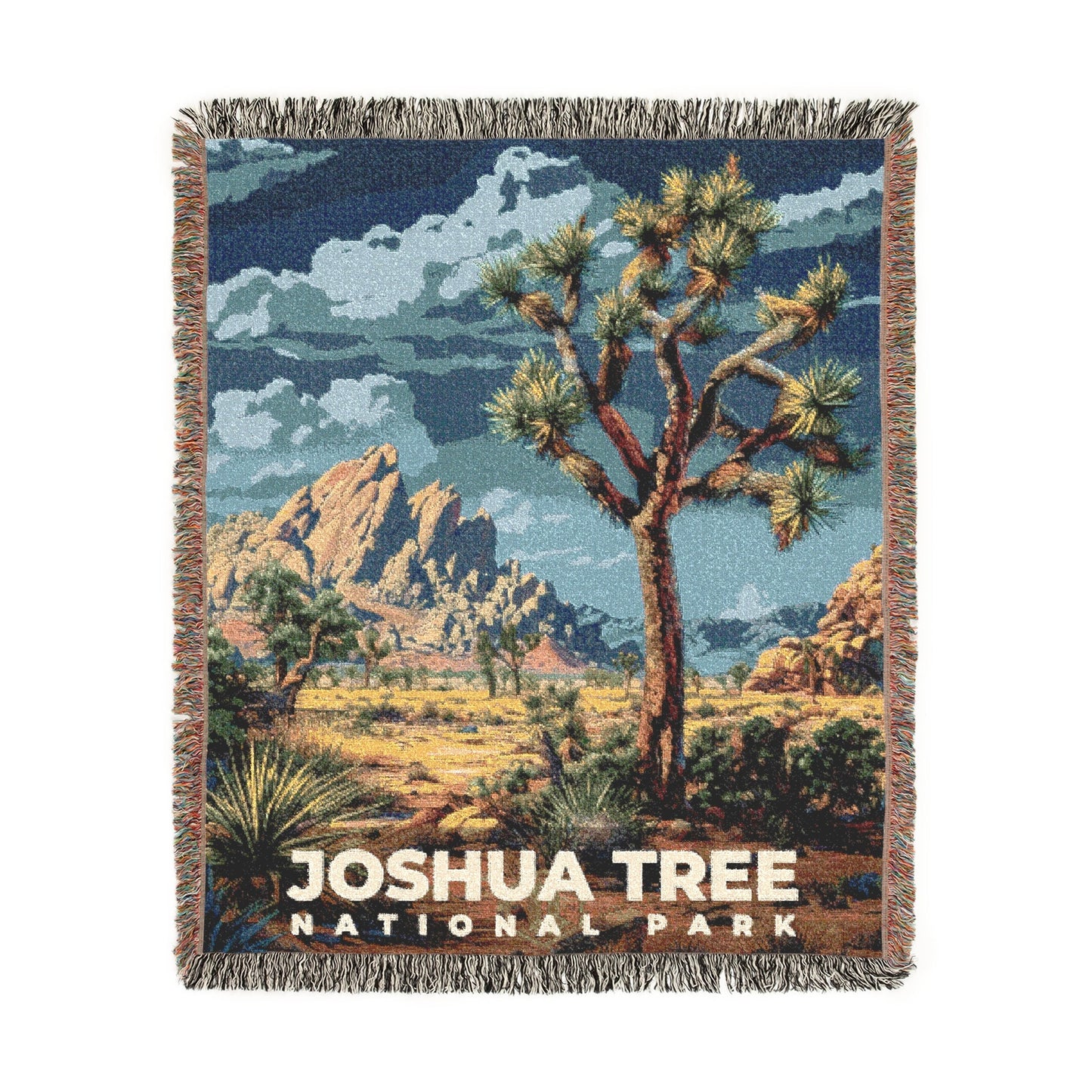 Joshua Tree National Park Woven Blanket | S16