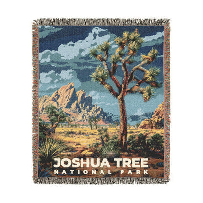 Joshua Tree National Park Woven Blanket | S16