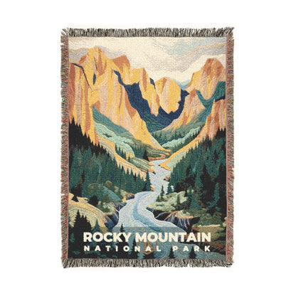 Rocky Mountain National Park Woven Blanket | S09
