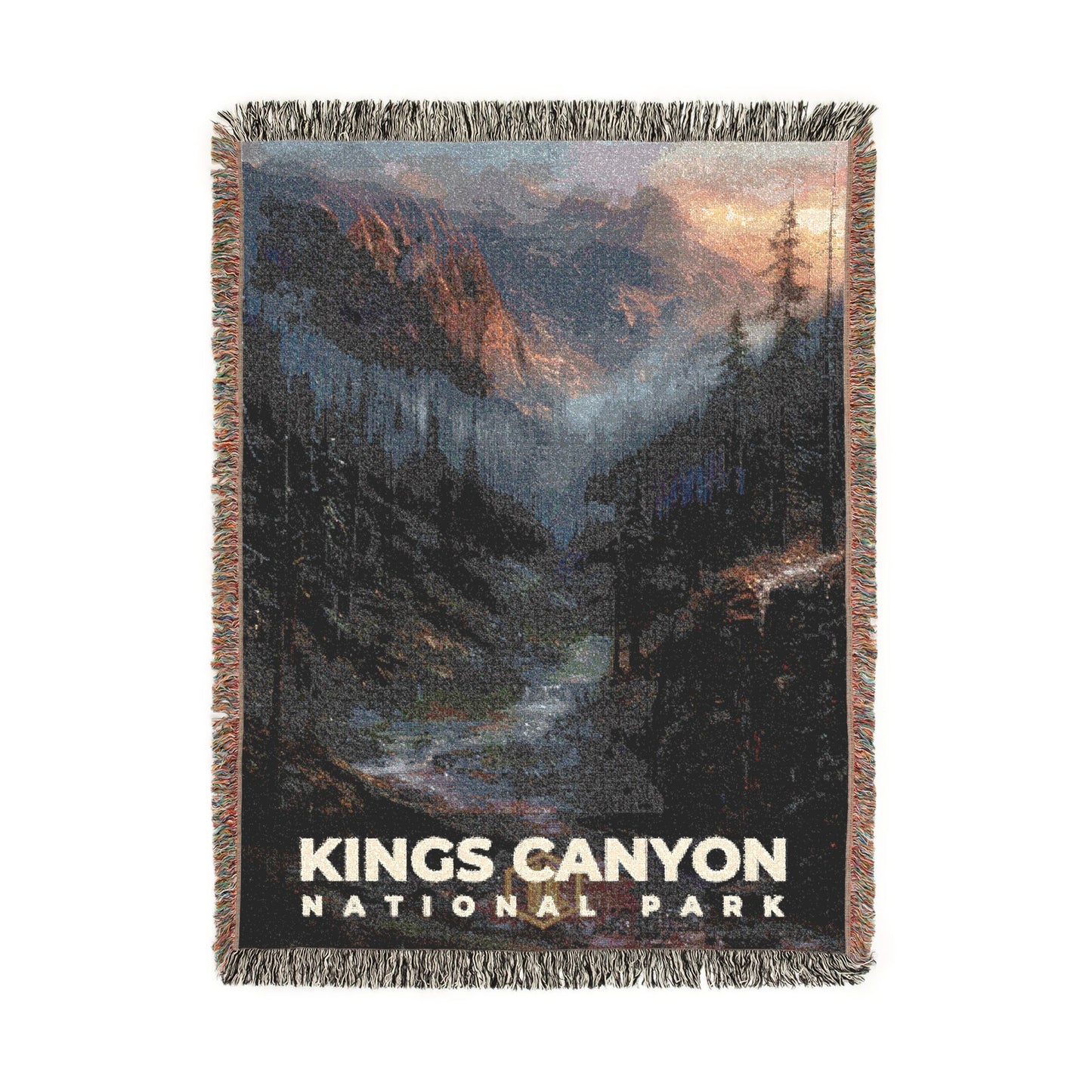 Kings Canyon National Park Woven Blanket | S12