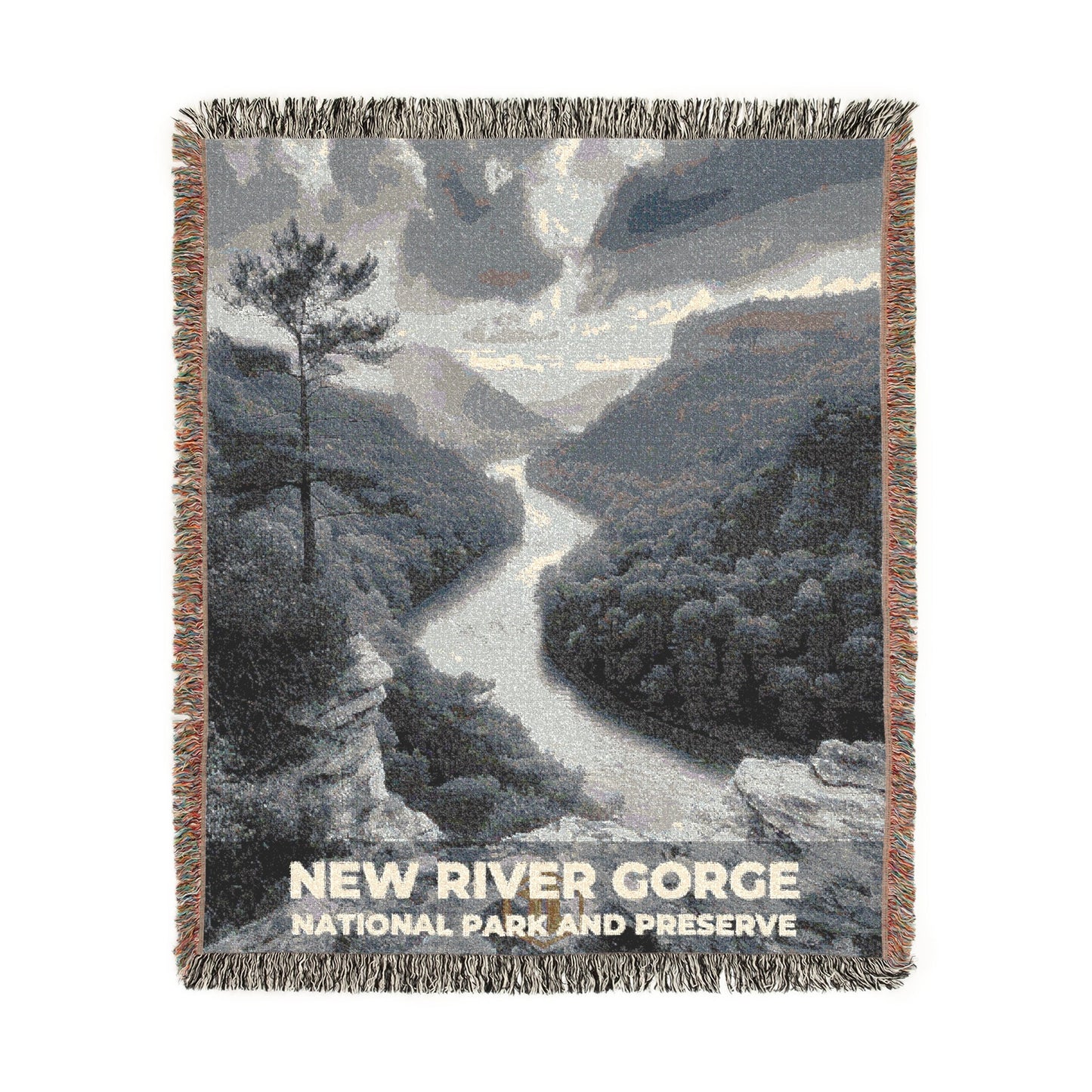 New River Gorge National Park Woven Blanket | S15