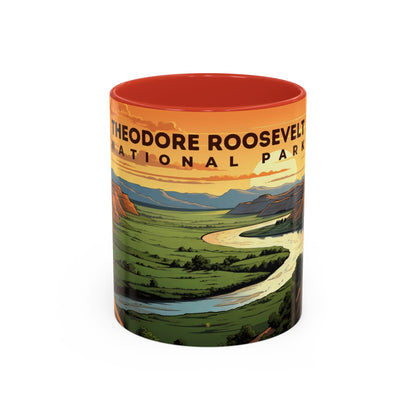 Theodore Roosevelt National Park Mug | Accent Coffee Mug (11, 15oz)