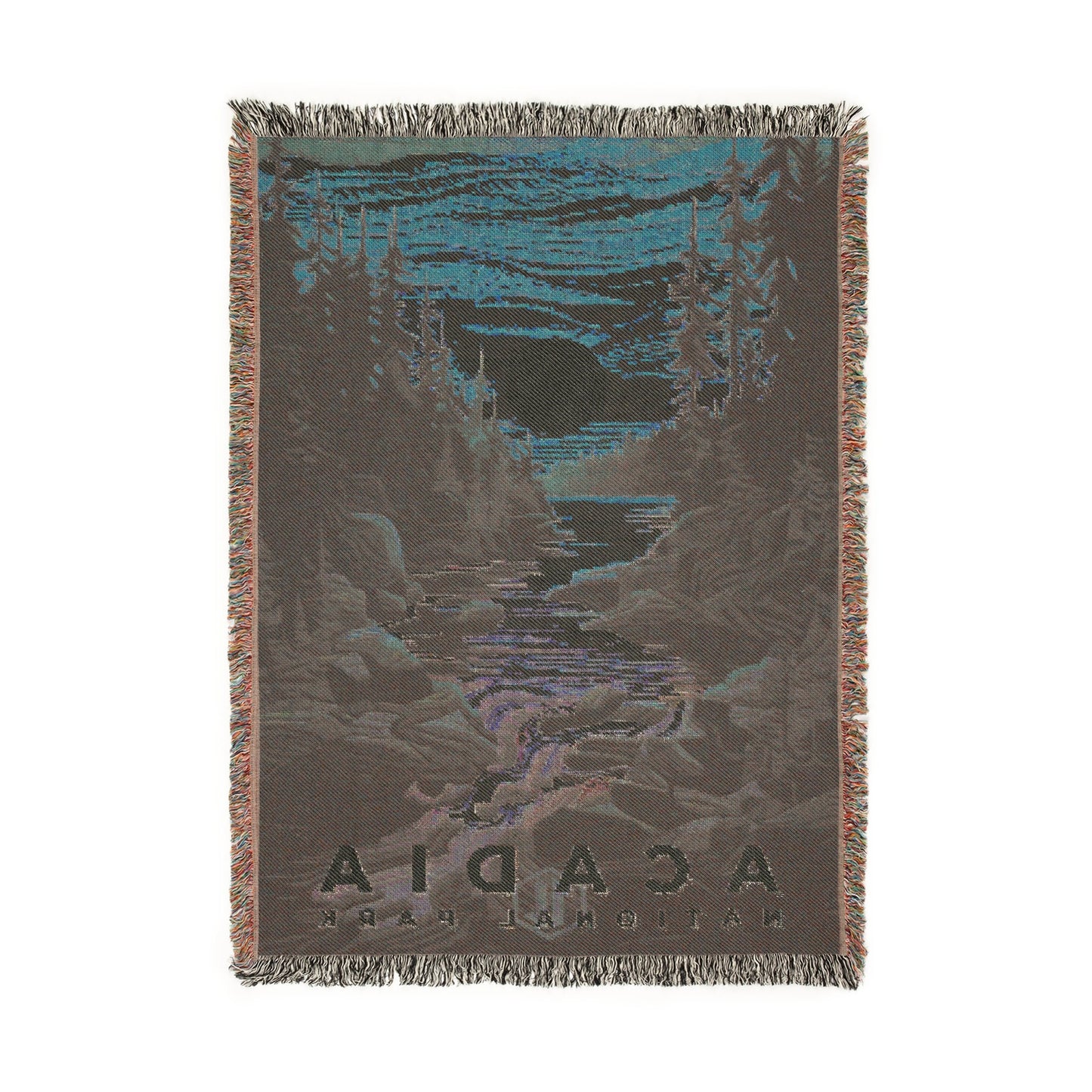 Acadia National Park Woven Blanket | S09