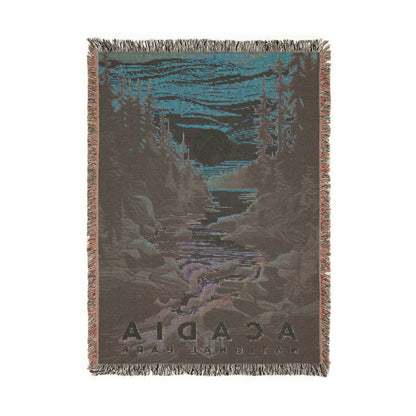 Acadia National Park Woven Blanket | S09