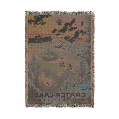 Crater Lake National Park Woven Blanket | S18