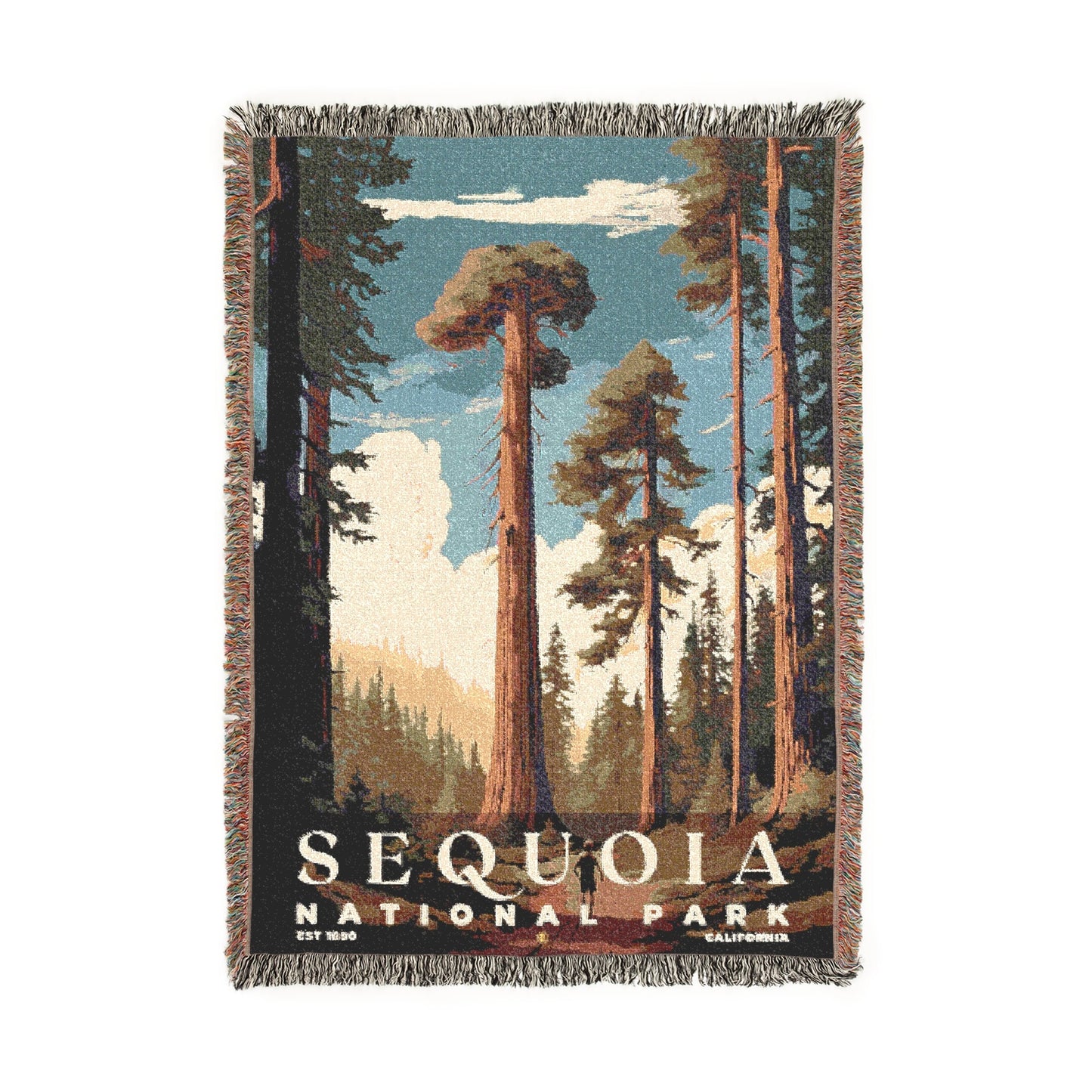 Sequoia National Park Woven Blanket | S05