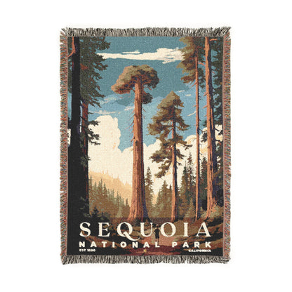 Sequoia National Park Woven Blanket | S05