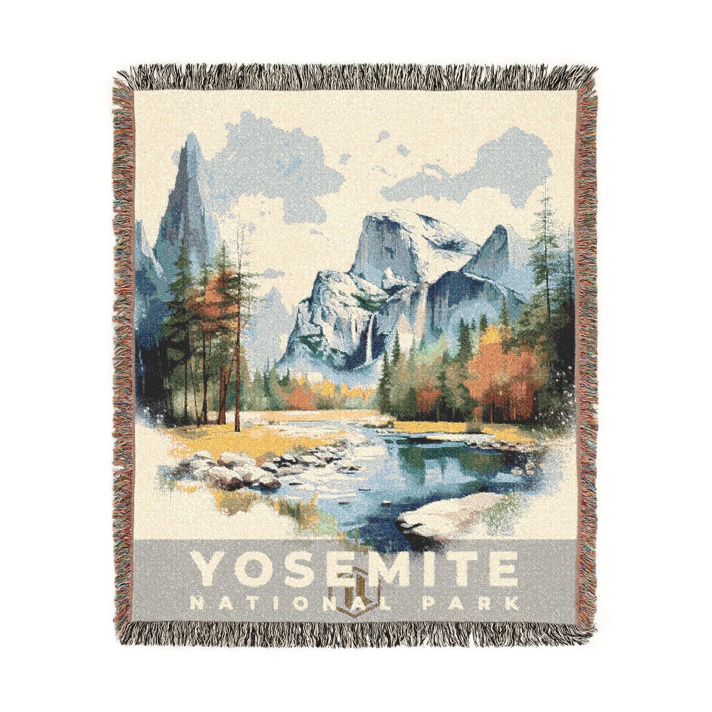 Yosemite National Park Woven Blanket | S08