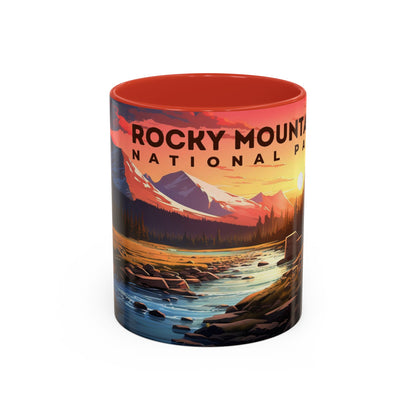 Rocky Mountain National Park Mug | Accent Coffee Mug (11, 15oz)