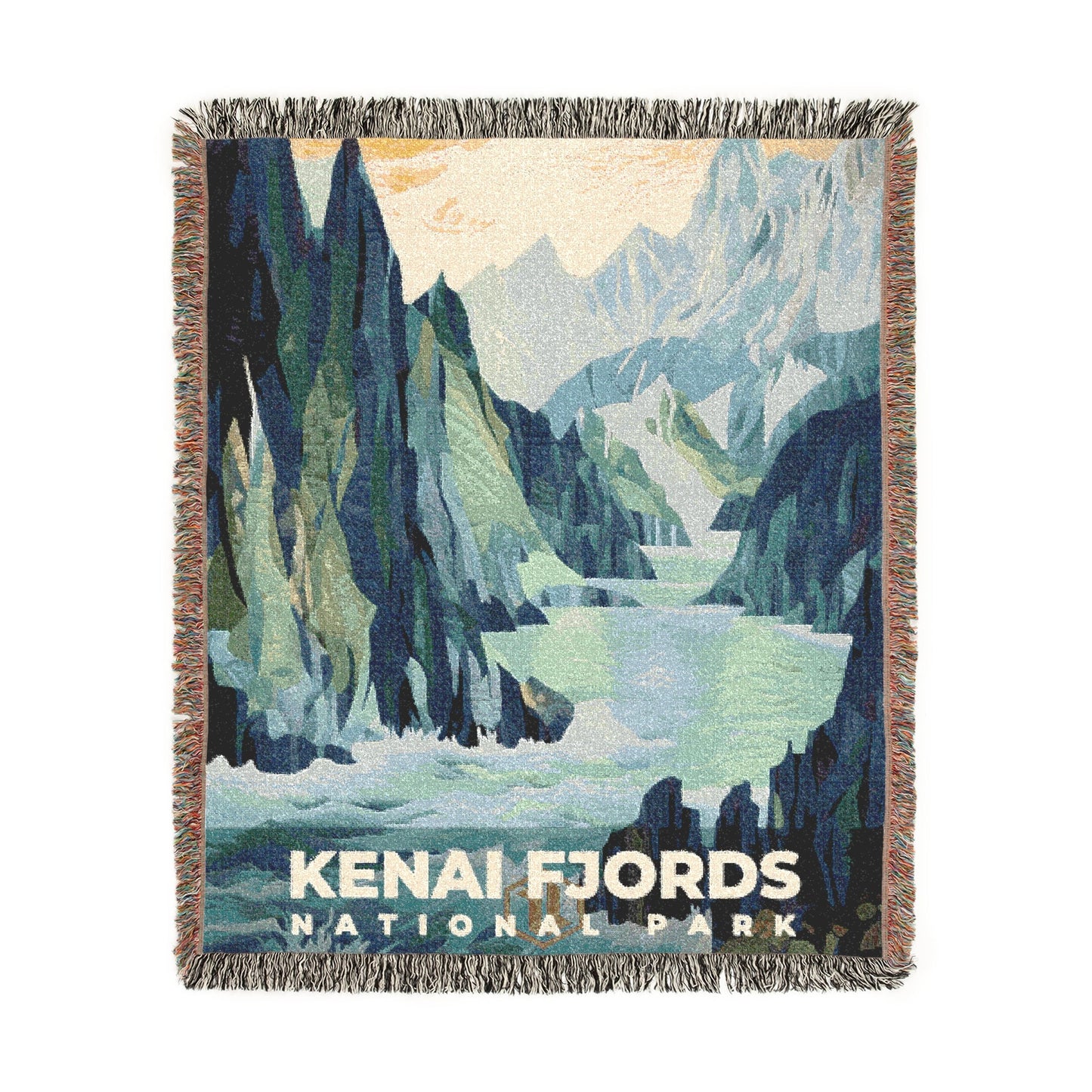 Kenai Fjords National Park Woven Blanket | S09