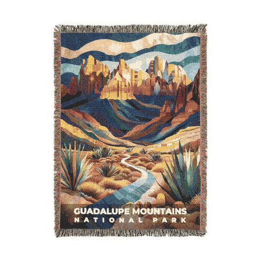 Guadalupe Mountains National Park Woven Blanket | S20