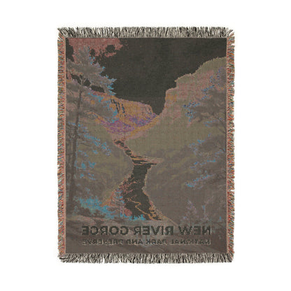 New River Gorge National Park Woven Blanket | S11